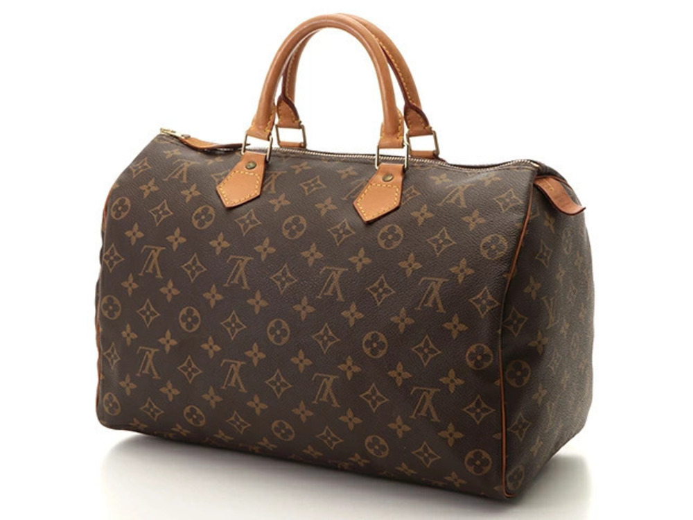 Louis Vuitton Handbag Bag Boston Monogram Speedy Brown